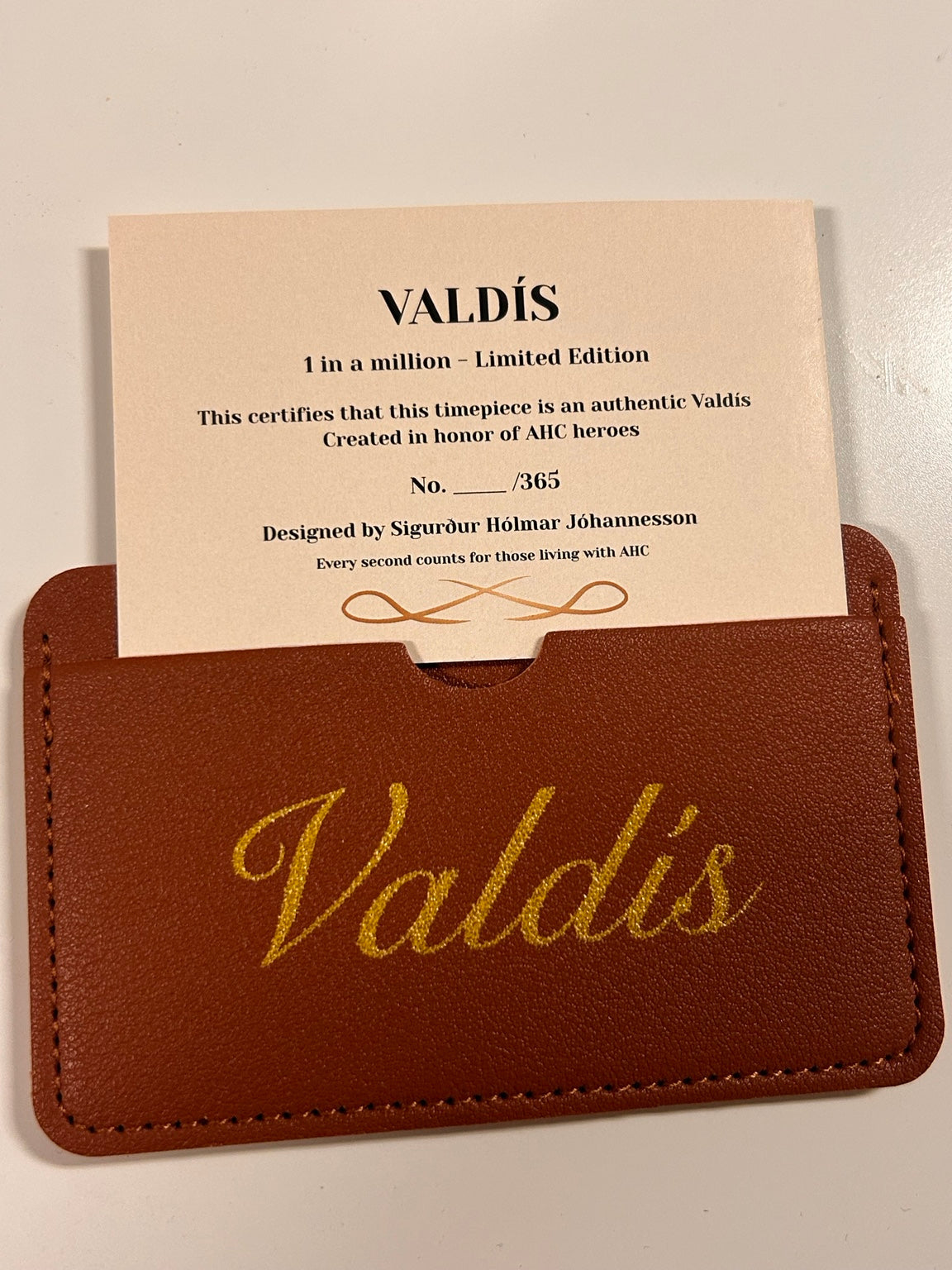 Valdis - 1 In a Million Limited Edition Watch